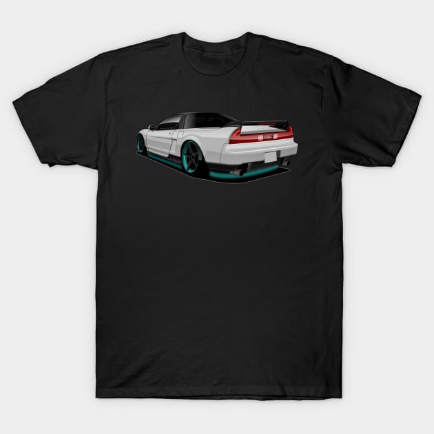 Solo NSX rear view T-Shirt by EF Warehouse 